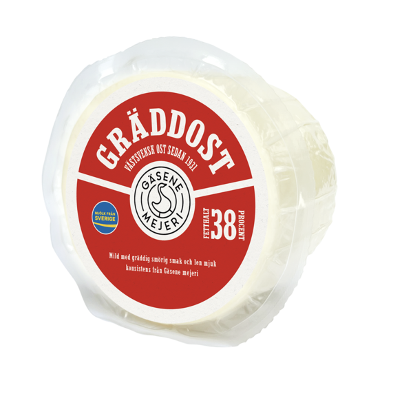 Gräddost 38%